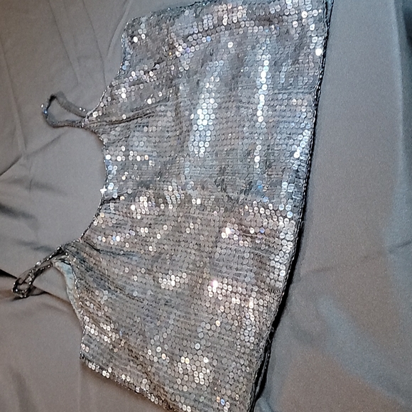 Spellbound. Sequined cami top. Med - Picture 2 of 5